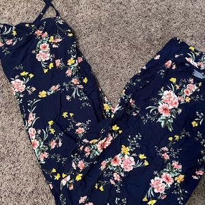 Old Navy Floral Jumpsuit